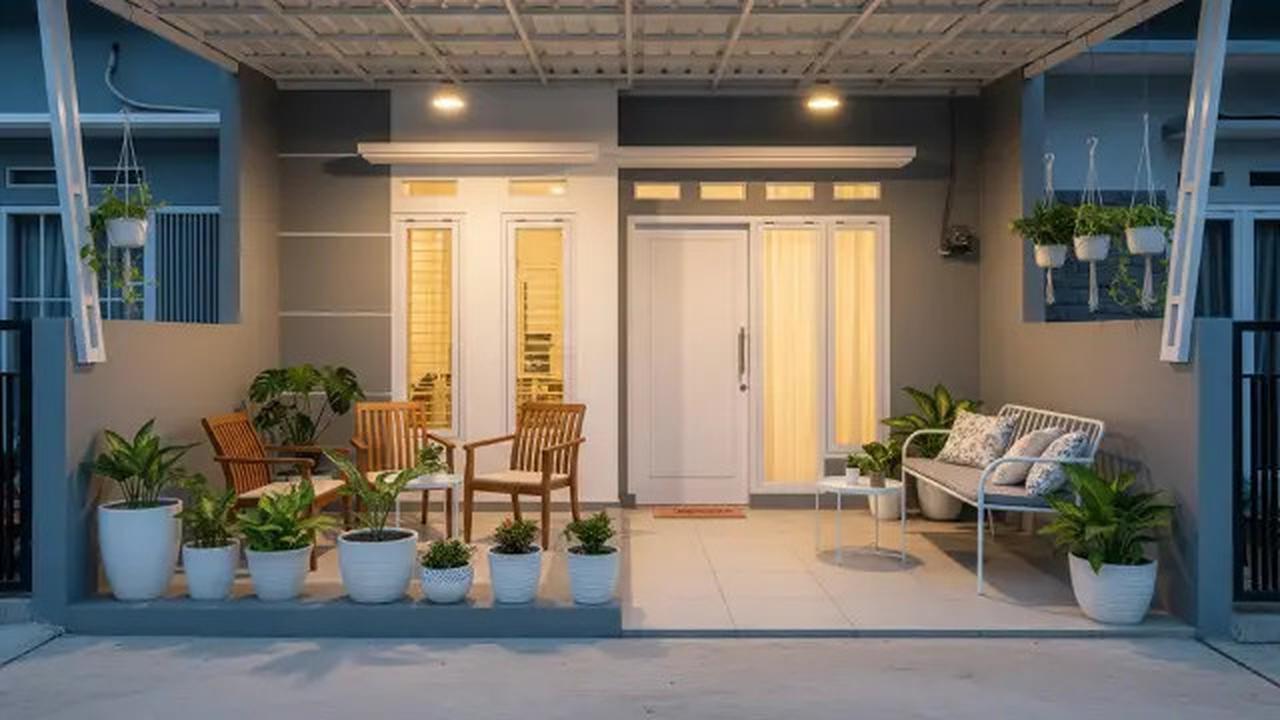 10 Model Rumah 1 Lantai dengan Teras Depan Luas, Inspirasi Hunian Nyaman dan Estetik