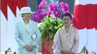 Ibu Negara Iriana dan Permaisuri Masako saat kunjungan Kaisar Jepang Naruhito ke Istana Bogor. (Dok. YouTube/Sekretariat Presiden)