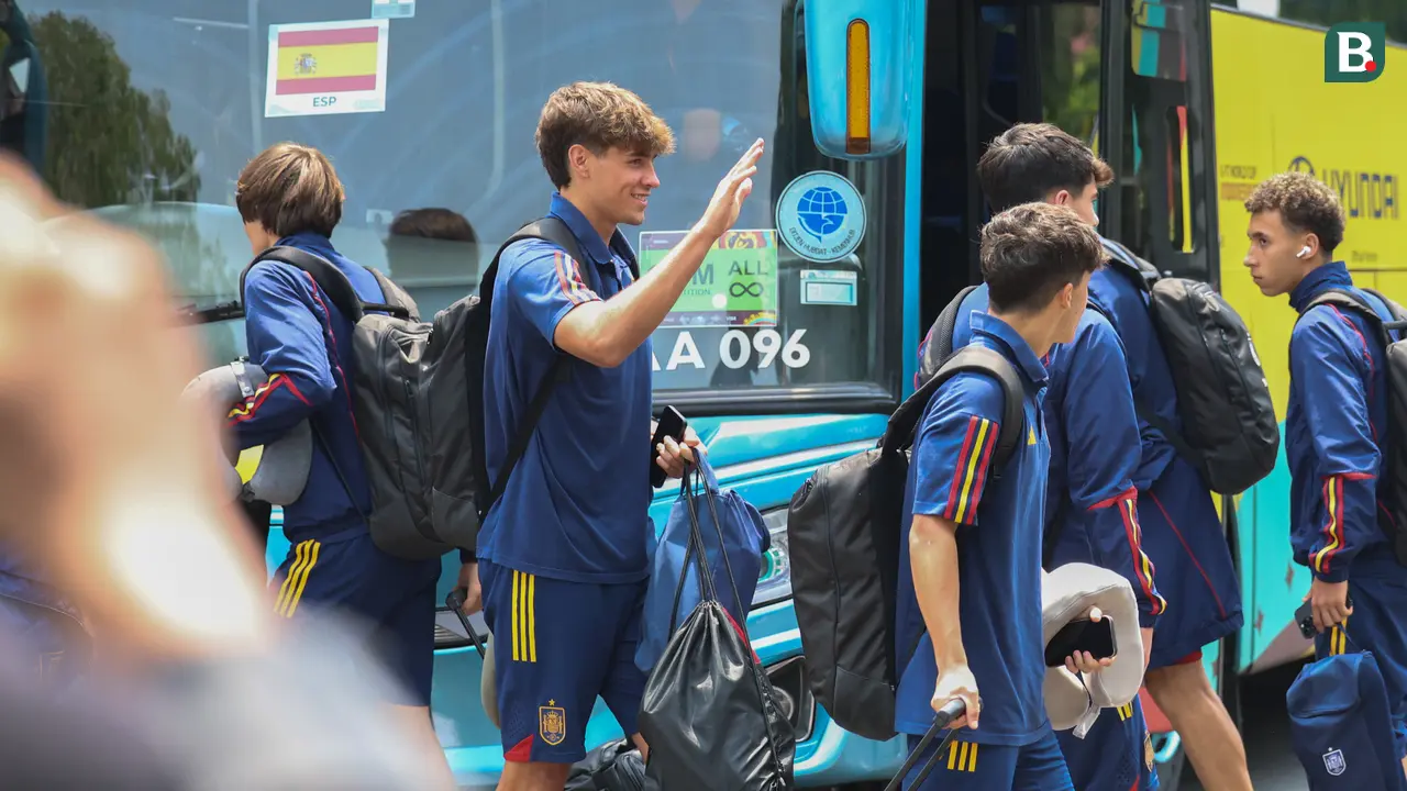 FOTO Marc Guiu - Timnas Spanyol U-17