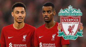 Hugo Ekitike dan Alekander Isak, dua pemain lini depan yang dimiliki Liverpool. (Grafis: Hendry Wibowo/Bola.com)