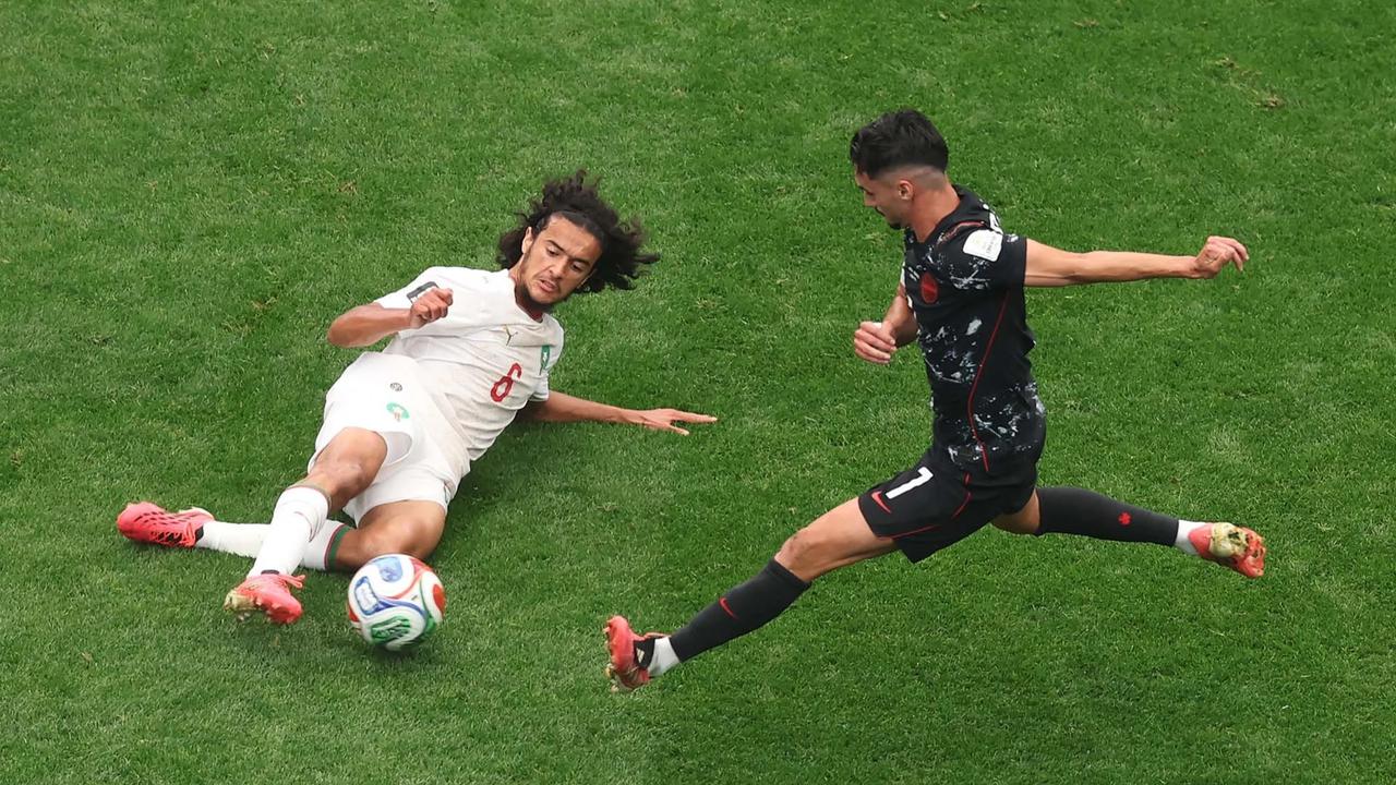 FOTO: Maroko Menang Telak atas Kanada