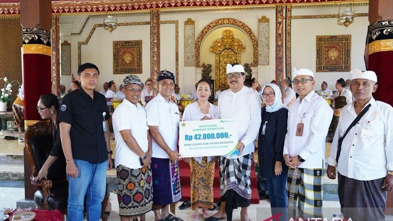 BPJS Ketenagakerjaan Serahkan Santunan Jamsos Sulinggih Gianyar, Bentuk Perlindungan Pekerja