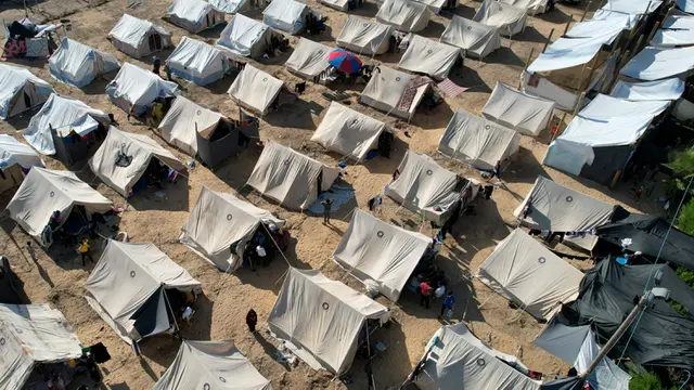 Kamp Pengungsian Khan Younis Jalur Gaza Palestina