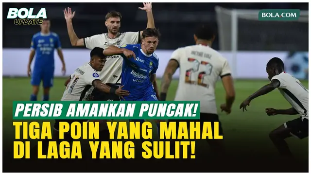 Persib Puncaki Klasemen! Bojan Hodak Jujur Akui Babak Kedua Sulit Lawan PSM