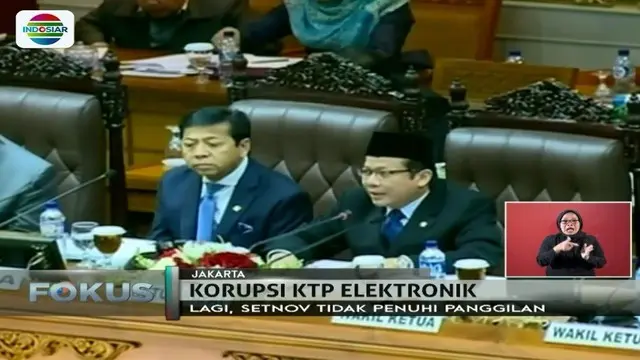 Setya Novanto absen lagi karena sakit, sidang korupsi e-ktp digantikan oleh ajudannya.