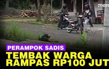 VIDEO: Detik-Detik Perampokan Sadis Tembak dan Rampas Uang Rp100 Juta di Cilacap