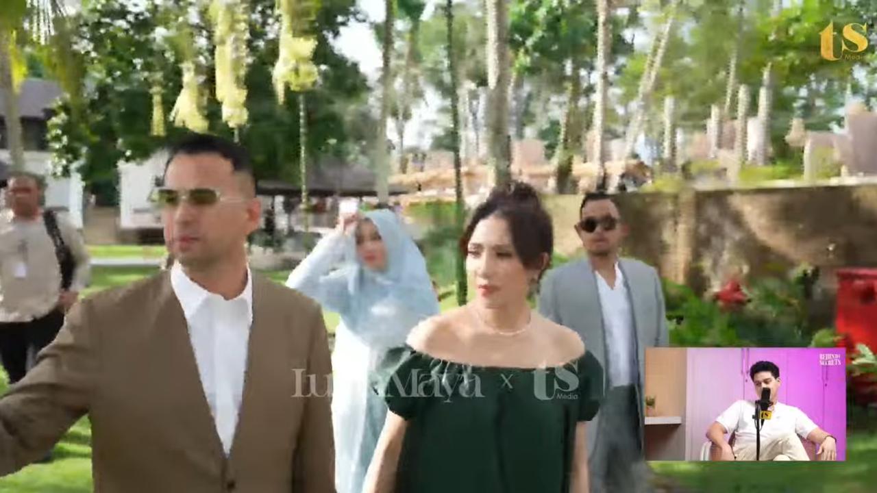 Potret Cantik Nagita Slavina Hadiri Akad Nikah Luna Maya, Pakai Dress Sabrina Hijau Emerald yang Super Elegan