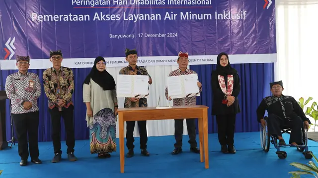 Pemkab Banyuwangi Fasilitasi Penyandang Disabilitas Akses Layanan Air Minum Inklusif 