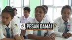 Anak-anak Papua yang sedang belajar di Ciamis Jawa Barat menyampaikan pesan damainya terkait kerusuhan yang terjadi di tanah Papua.