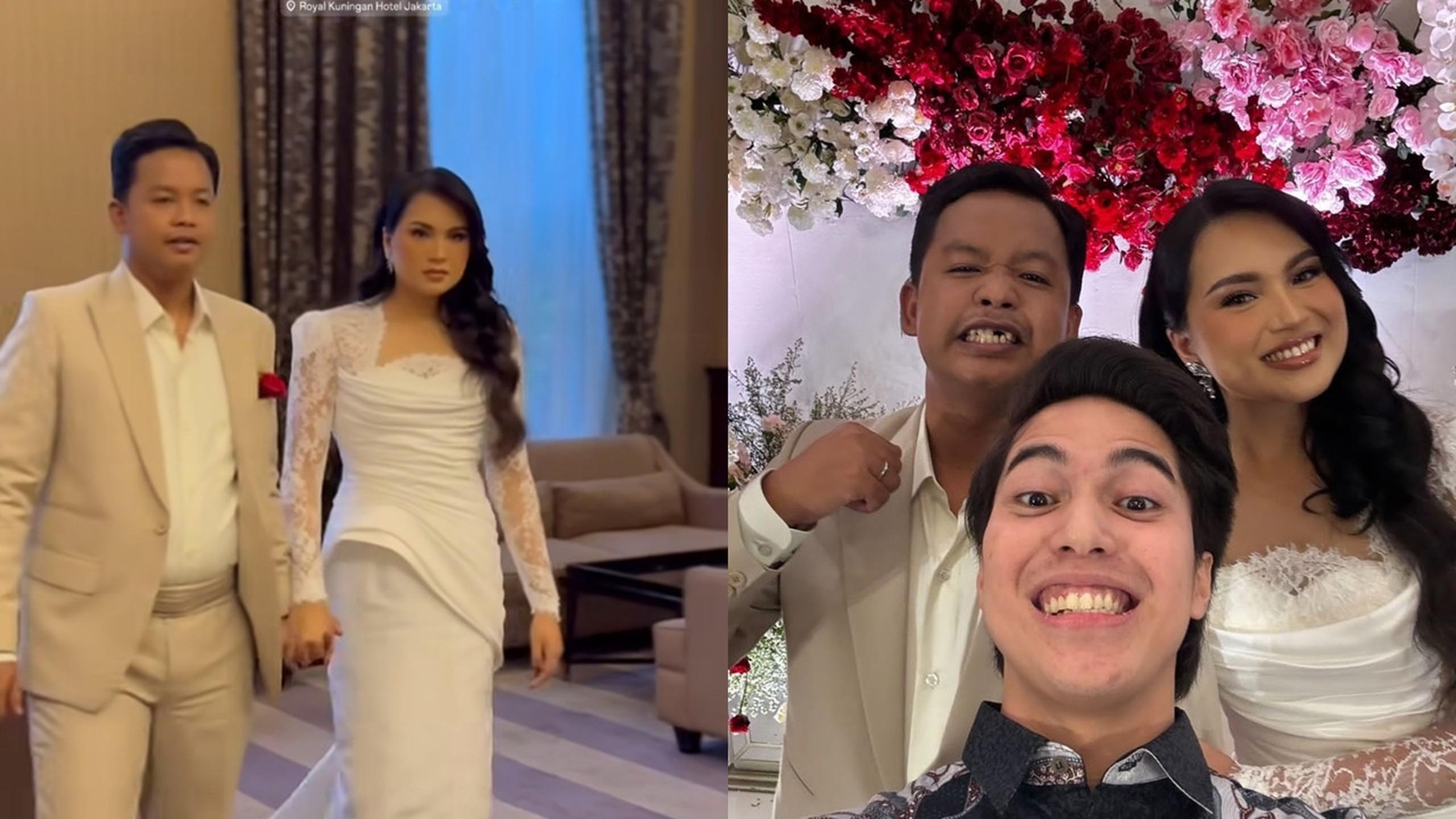 7 Potret Resepsi Keempat Pernikahan Dustin Tiffani dan Ditha, Jadi yang ...