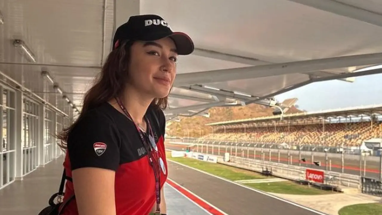 Natasha Ryder di MotoGP Mandalika (Instagram/natasharyder)