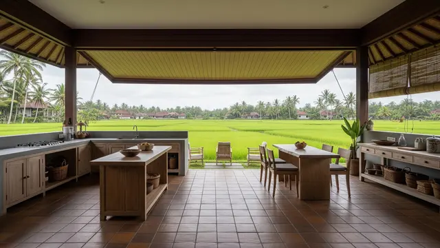 Inspirasi Dapur Terbuka untuk Slow Living di Kampung
