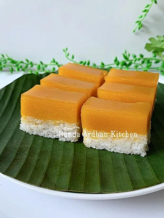 Kue Talam Ketan Labu Kuning