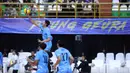 Jakarta Garuda Jaya akhirnya memastikan set kelima dengan kemenangan setelah mencatatkan skor 15-12. (Dok. PBVSI)