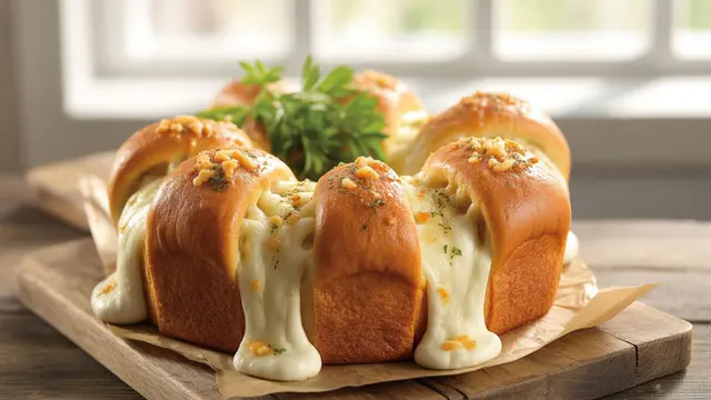 Resep Bread Garlic Cheese Korea
