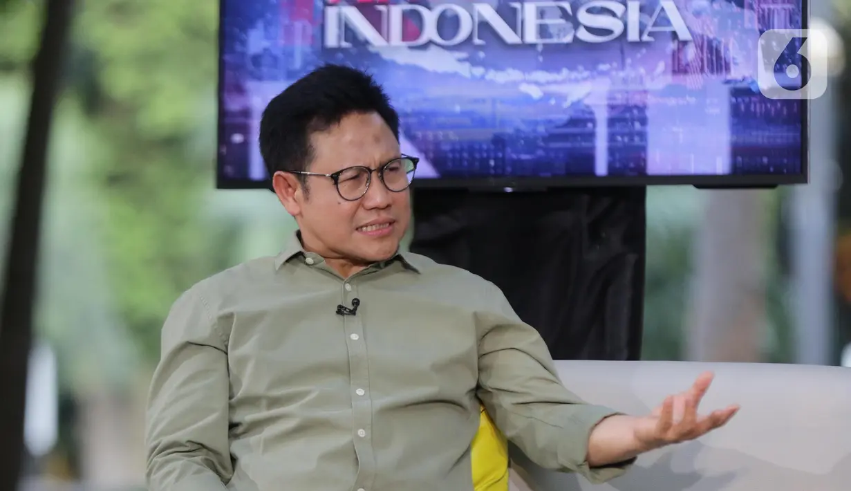 Bakal Calon Wakil Presiden, Muhaimin Iskandar menjelaskan sejumlah program sasaran jika terpilih dalam Pilpres 2024 mendatang. (Liputan6.com/Helmi Fithriansyah)