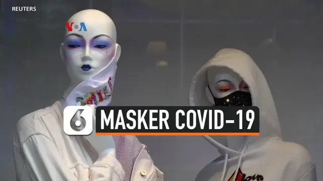 VIDEO: Masker Anti Covid-19 Jadi Aksesoris Pelengkap Penampilan