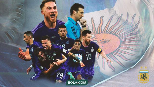 Piala Dunia 2022 - Ilustrasi Timnas Argentina