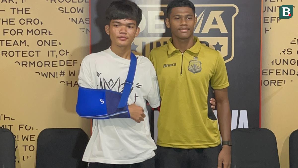 Kondisi Rakha Nurkholis akibat Tendangan Kung Fu Fadly Alberto: Terima Permintaan Maaf, Pakai Arm Sling Tunggu Hasil MRI