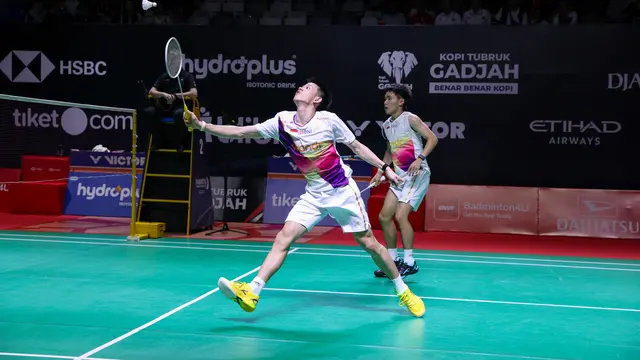 Raymond Indra/Nikolaus Joaquin - Indonesia Masters 2026 - Bulu Tangkis