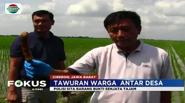 Dua kelompok warga antar desa di Cirebon terlibat tawuran setelah sempat bersitegang di acara panggung musik.