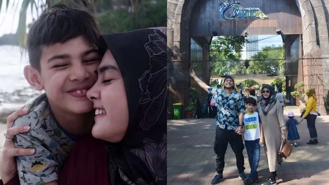 6 Momen Kebersamaan Biby Alraen Istri Rifky Balweel dengan Anak Sambungnya
