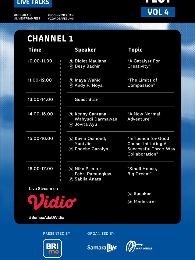 Live Stream Fest Vol. 4 Sesi Live Talks