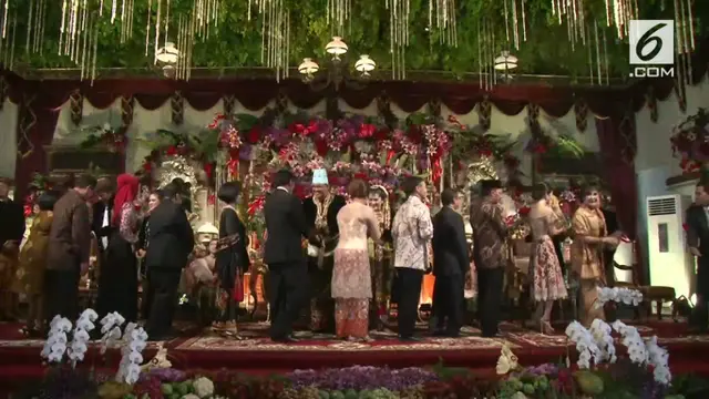 Resepsi malam Kahiyang Ayu-Bobby Nasution