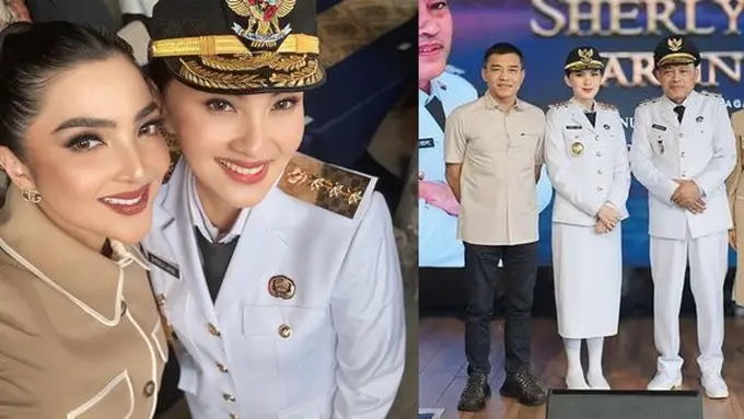 Potret Ashanty Hadiri Syukuran Pelantikan Sherly Tjoana Laos (credit: instagram/ashanty_ash)