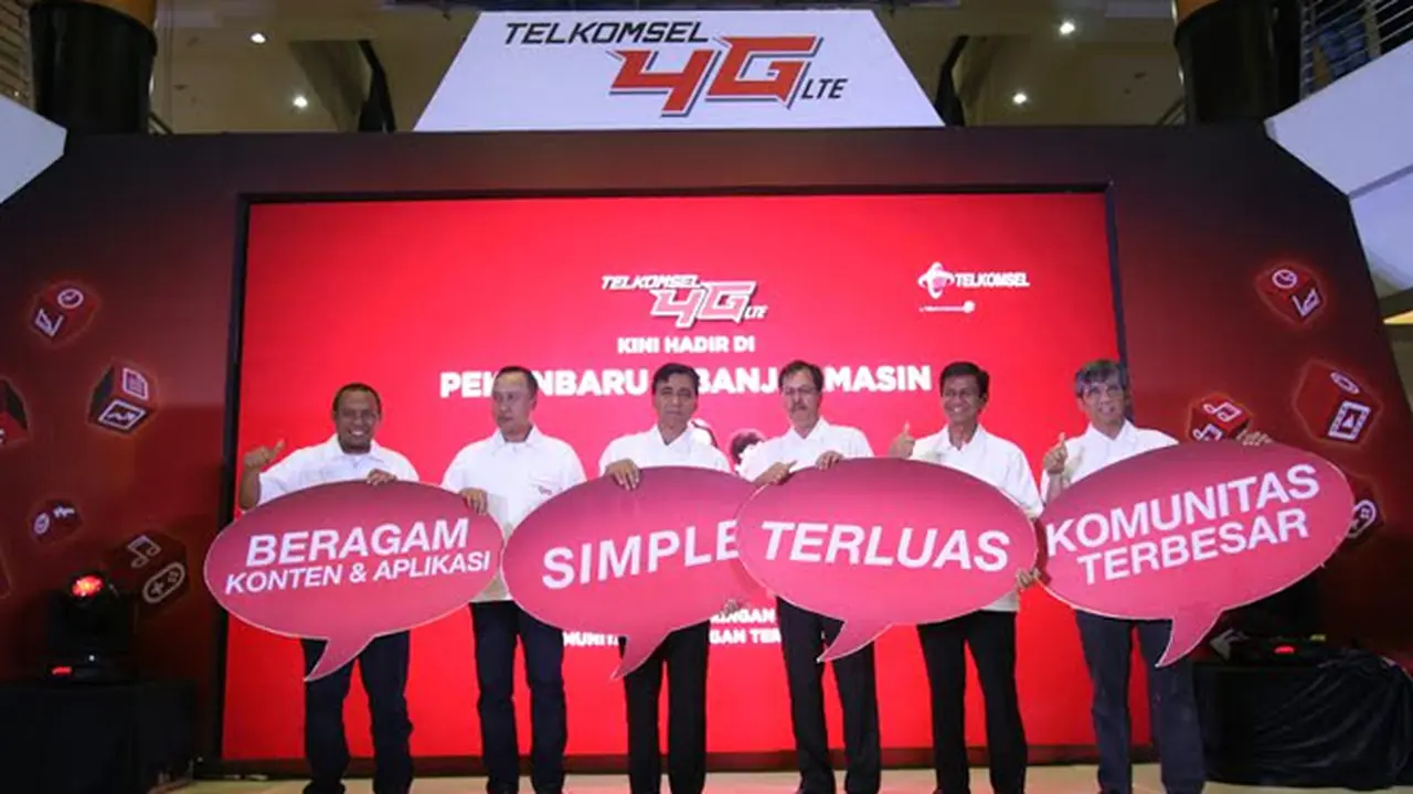 4G LTE Telkomsel Resmi Mengudara di Pekanbaru dan Banjarmasin