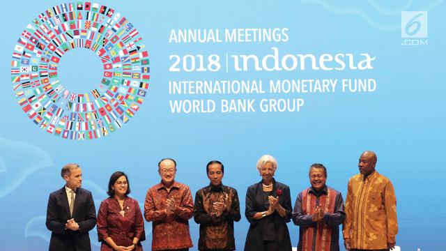 Jokowi Bicara Perkembangan Fintech di IMF-Bank Dunia 2018