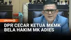 Anggota Komisi III DPR Soedeson Tandra merespons pernyataan Ketua Majelis Kehormatan Mahkamah Konstitusi (MKMK) I Gede Palguna terkait tindak lanjut laporan terhadap Hakim Konstitusi Adies Kadir, Rabu (18/2).