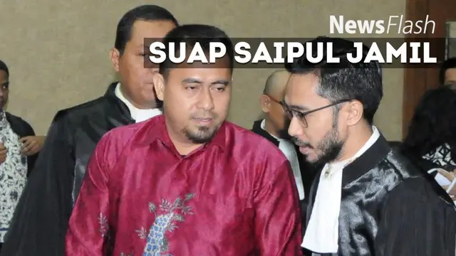 NEWS FLASH: Terbukti Suap Panitera, Kakak Saipul Jamil Divonis 2 Tahun Penjara