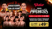 Byon Combat kembali menghadirkan ajang pertarungan paling dinanti tahun ini melalui Byon Madness Vol. 4 yang akan digelar di Spike Air Dome, PIK 2, pada 6 Juni 2026. (Doc Vidio)