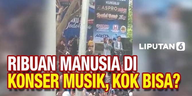VIDEO: Satgas Covid-19 akui Kecolongan di Konser Nabila Maharani