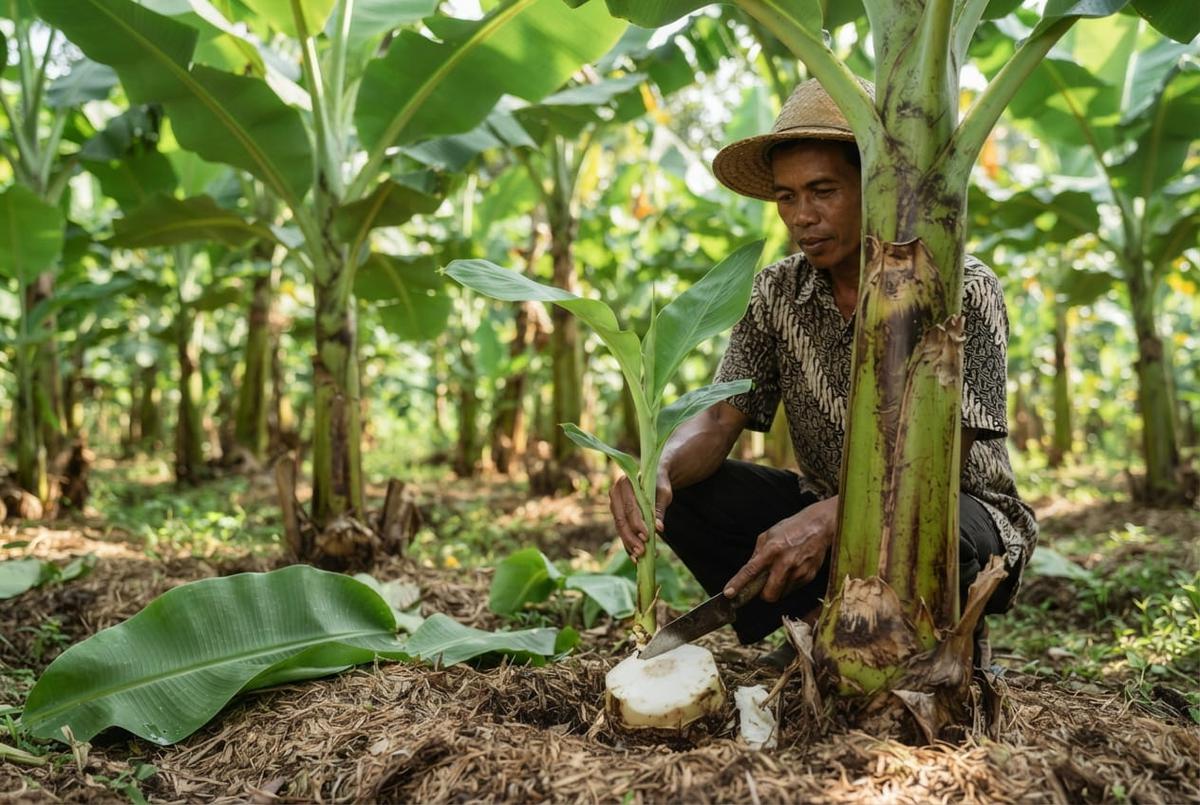 Cara Memilih Pohon Pisang yang Produktif