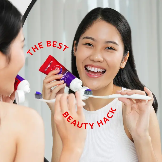 Yuk Ikutan Tren #HelloPurple dengan Purple Beauty Hack Viral dari Colgate!