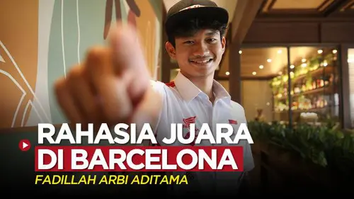 VIDEO: Rahasia Pembalap Indonesia, Fadillah Arbi Aditama Bisa Juara di Barcelona
