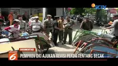Gubernur DKI Jakarta Anies Baswedan ajukan revisi perda tentang legalisasi operasi becak di Ibukota.