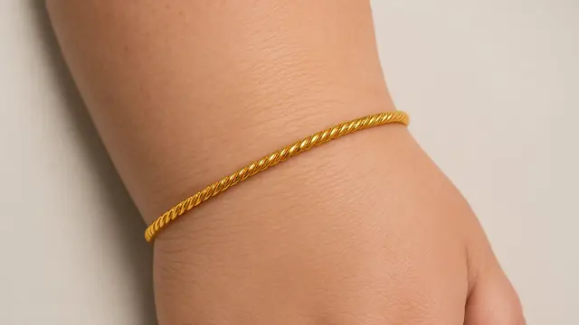 Gelang Emas 5 Gram Bisa untuk Tangan Gemuk? Ini 7 Model yang Nyaman dan Tetap Terlihat Mewah