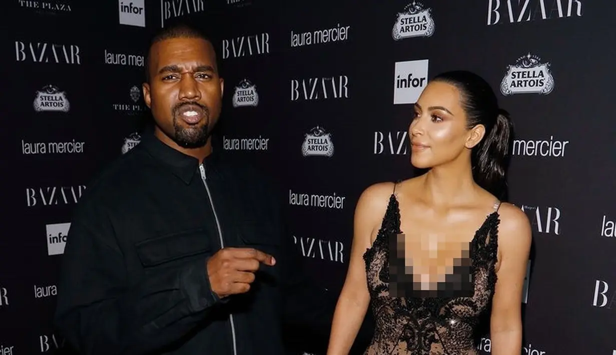 Dalam sebuah video yang Kim Kardashian rilis di aplikasinya, ia mengatakan Kanye West tidak menyukai nama tengahnya.(Getty Images - Taylor Hill - Cosmopolitan)