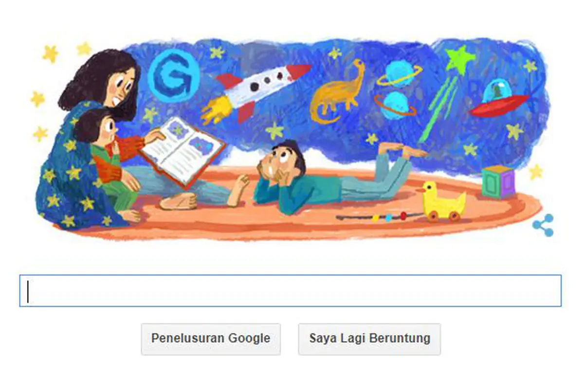 Hari Ibu di Google Doodle