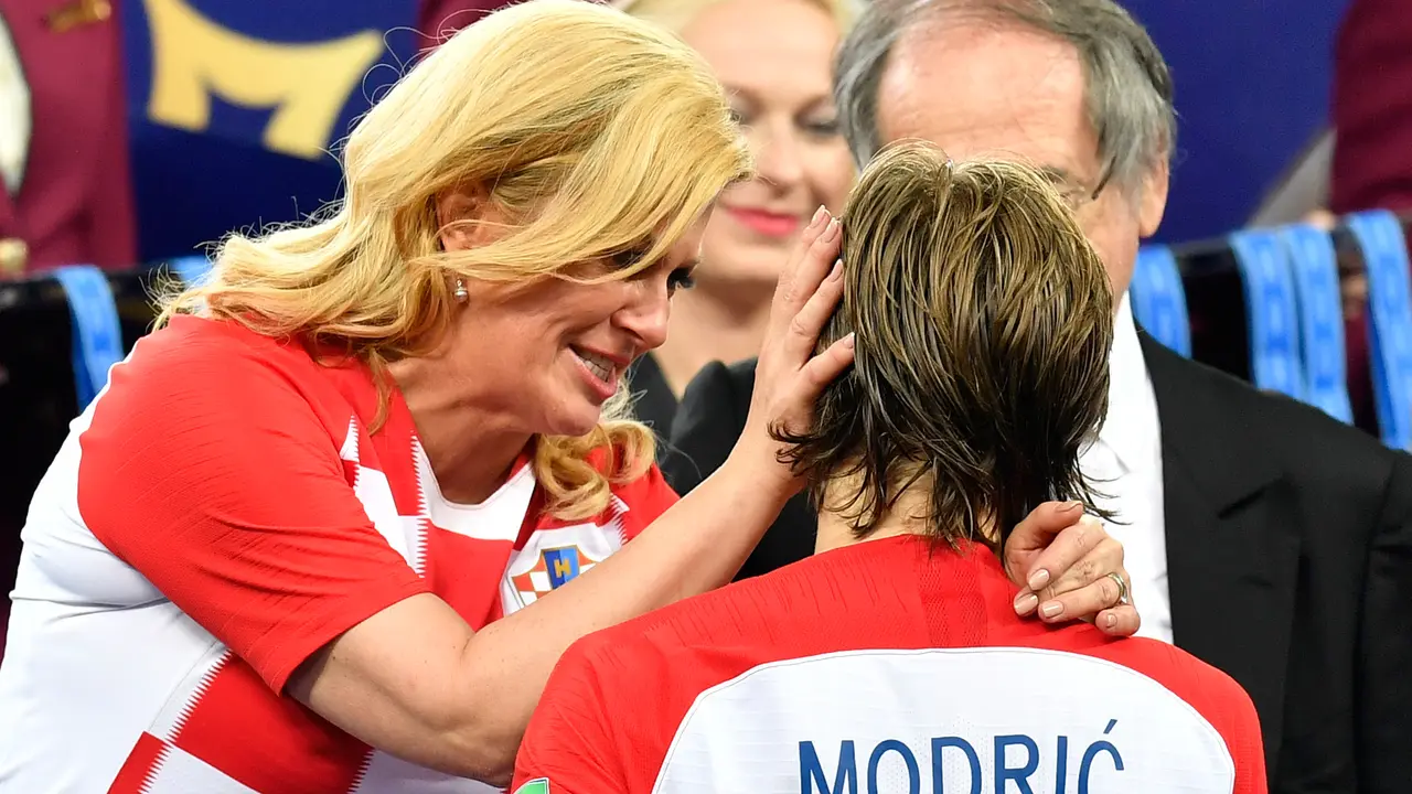 Presiden Kroasia dan Luka Modric