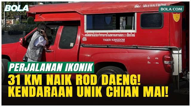 Pengalaman unik dialami tim Bola.com saat meliput latihan resmi Timnas Indonesia U-22 jelang SEA Games 2025. Pada Minggu (7/12/2025), perjalanan menuju Rajamangala University of Technology Lanna Stadium ditempuh sejauh 31 km menggunakan Rod Daeng, tr...