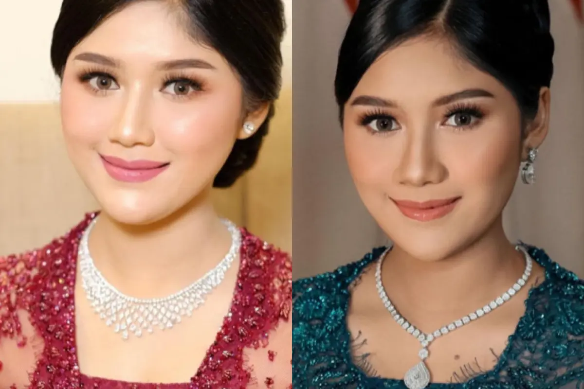 Gaya Erina Gudono mengenakan kebaya saat hamil