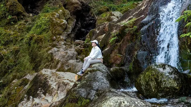 Puan Maharani pelesir ke Dieng