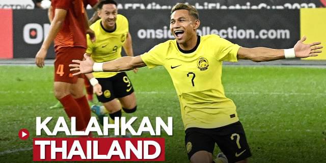 VIDEO: Malaysia Kalahkan Thailand pada Leg 1 Semifinal Piala AFF 2022