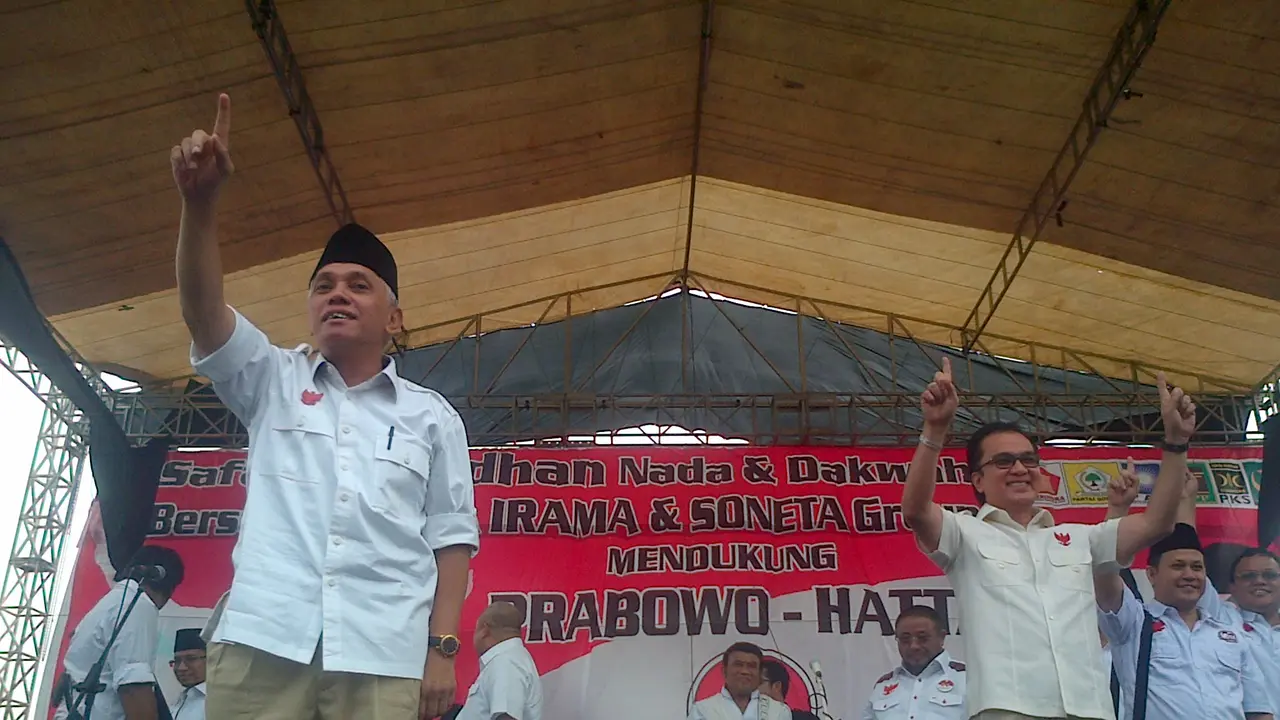 Hatta Rajasa Kampanye di Palembang