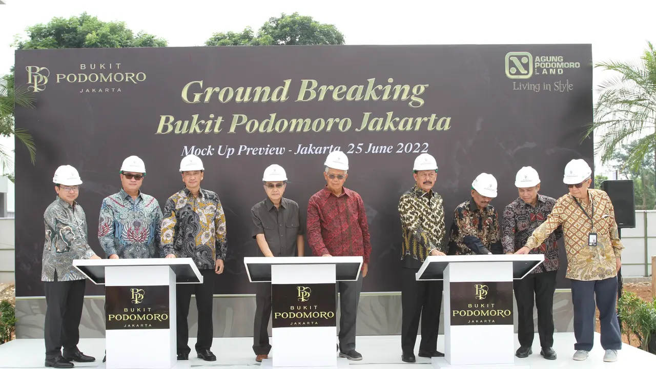 PT Agung Podomoro Land Tbk (APLN) memulai ground breaking Bukit Podomoro Jakarta akhir Juni lalu