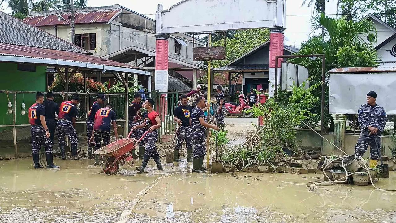 FOTO: Pemulihan Pascabanjir Aceh Tamiang Fokus pada Sekolah dan Layanan Kesehatan